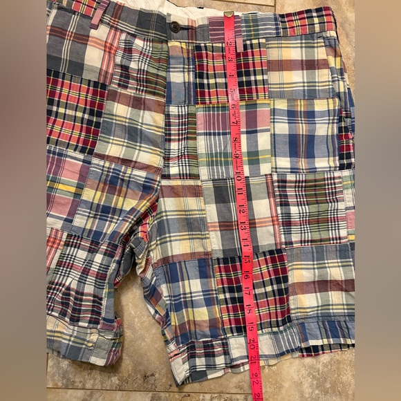 Polo Ralph Lauren Classic Fit Madras Patchwork Shorts Men’s 40 - Picture 13 of 15